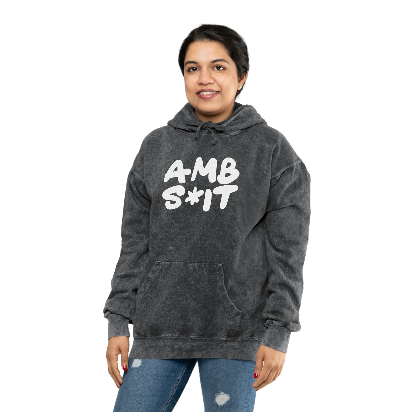 "AMB Sh*t" Mineral Wash Hoodie